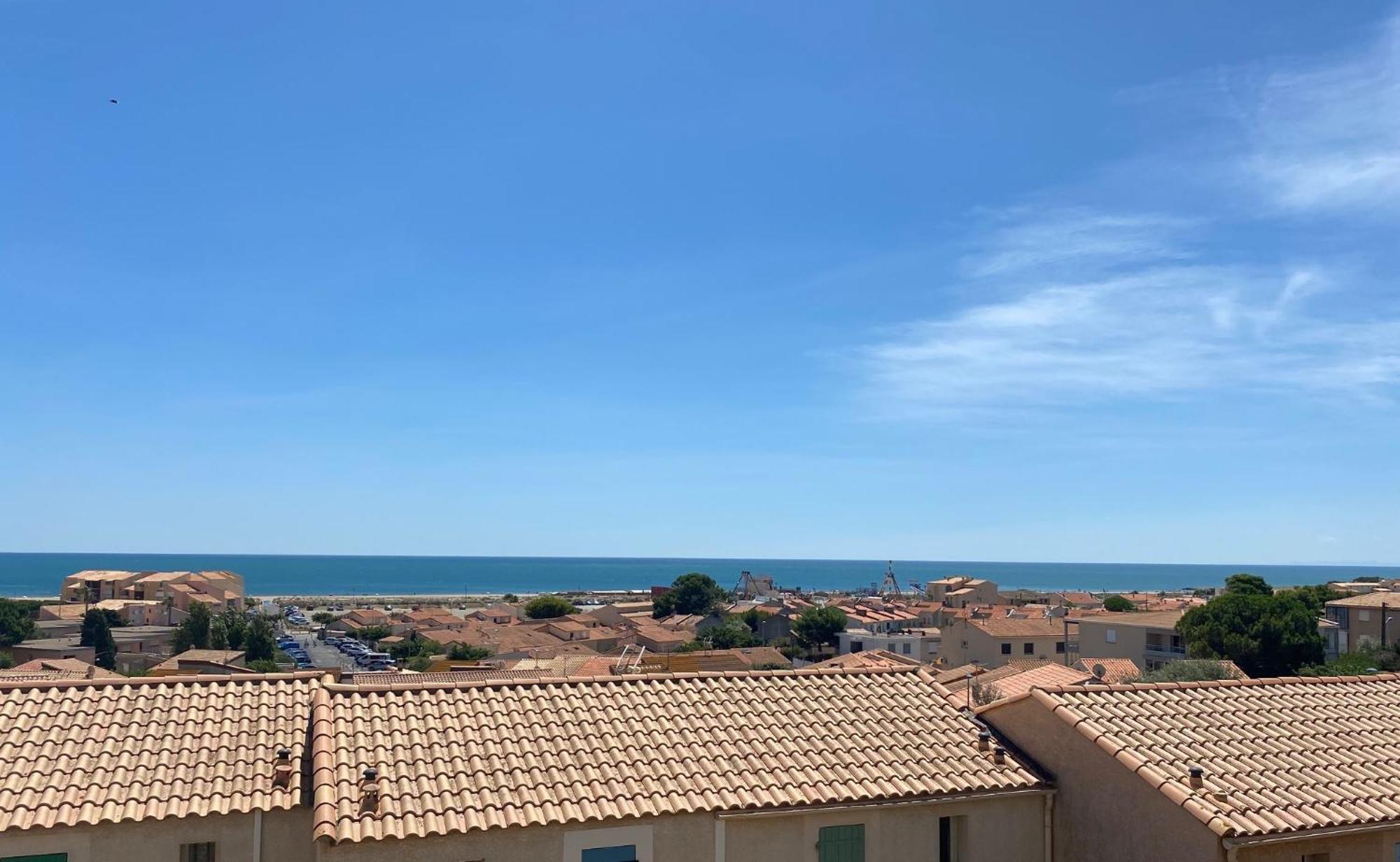 T3 Vue Mer Et Plage, Avec Wifi Et Parking Saint-Pierre-la-Mer  Eksteriør billede